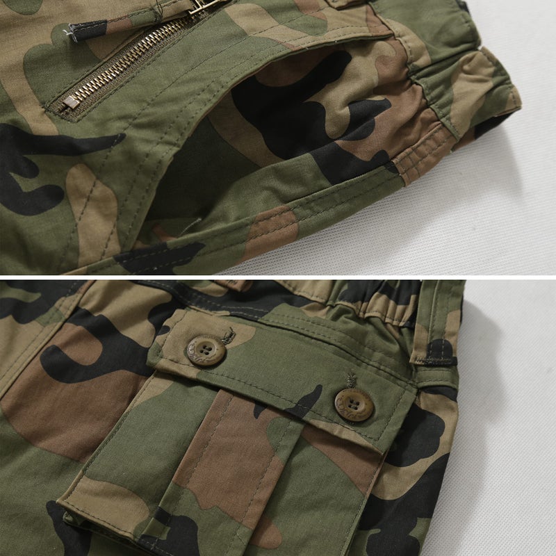 AKARMY Womens Cargo Pants with Pockets Outdoor Casual Ripstop Camo Military Combat Construction Work Pants 2039 C29 Camo - Image 4